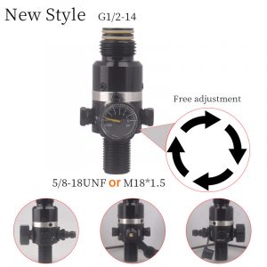 HPA New Style Rotatable Pressure Regulator Valve Gas Cylinder Refill Filling Adapter Fittings Air Tank Soft Connector Accesories